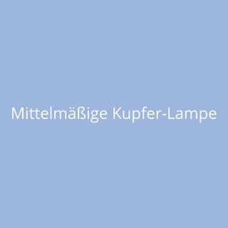 Mittelmäßige Kupfer-Lampe