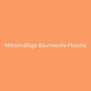 Mittelmäßige Baumwolle-Flasche