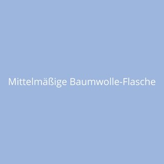 Mittelmäßige Baumwolle-Flasche