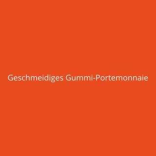 Geschmeidiges Gummi-Portemonnaie