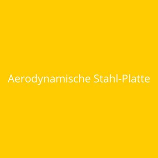 Aerodynamische Stahl-Platte