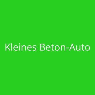 Kleines Beton-Auto