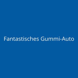 Fantastisches Gummi-Auto
